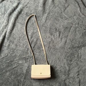 Tory Burch Light Pink Patent Leather quilted Crossbody Bag